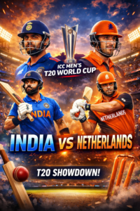 India vs Netherlands T20 Match