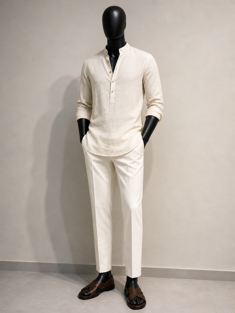 Linen Kurta + Union Trousers (Met Gala–Inspired Summer Look on a Budget) 2026
